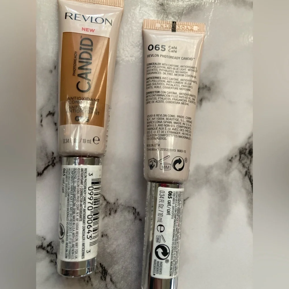 2 Revlon PhotoReady Candid Concealer Anti-Pollution, Anti-Blue Light - CAFE’